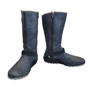 Merrell Women’s Haven Autumn‎ Waterproof Side Zip Boots Black Suede Size 6.5